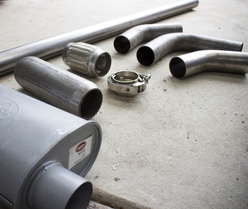 different sizes of mufflers