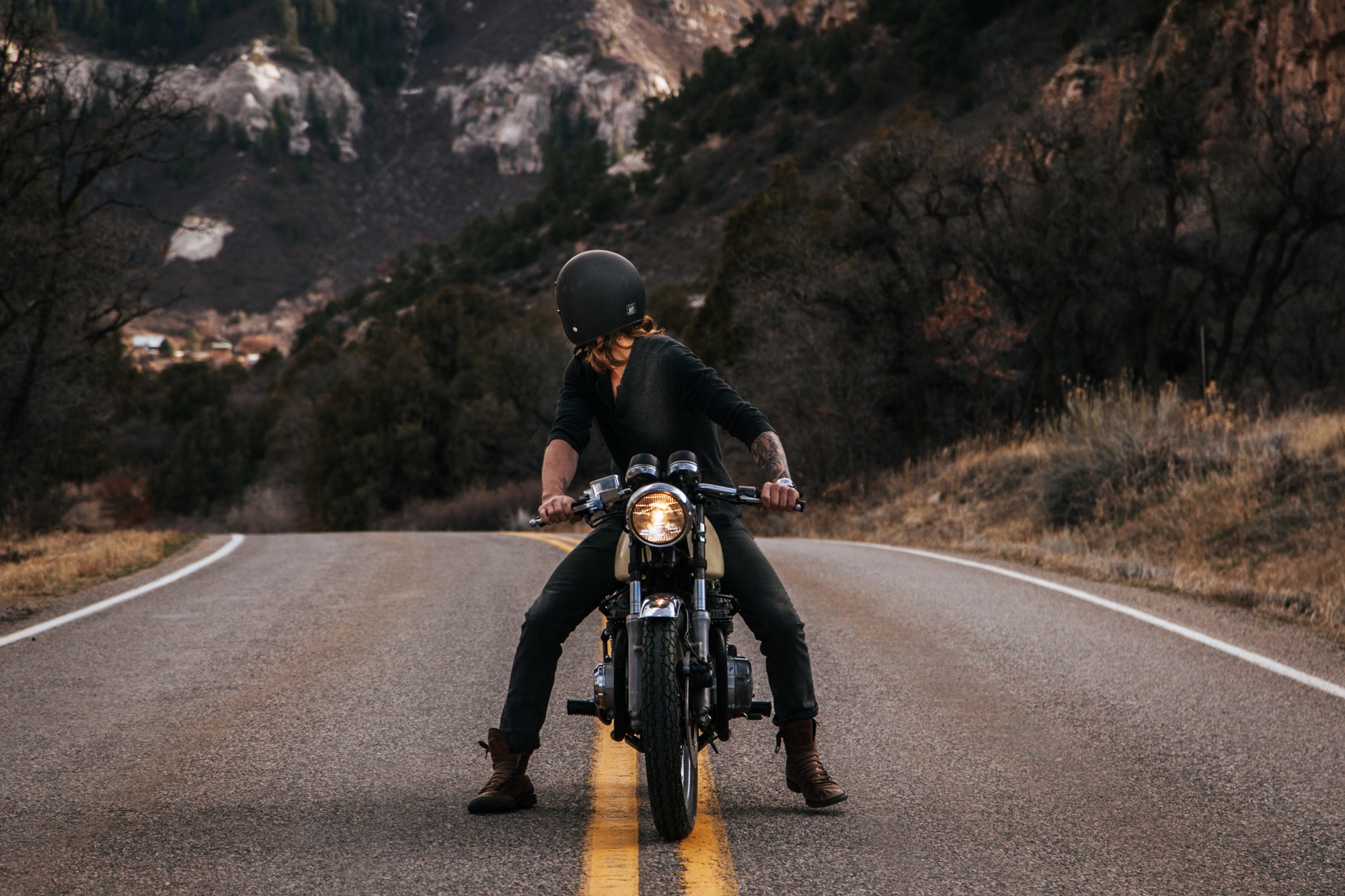a motorcycle rider